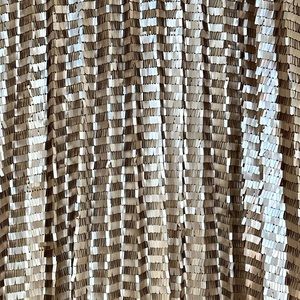 Anthropologie gold sequence pleated skirt